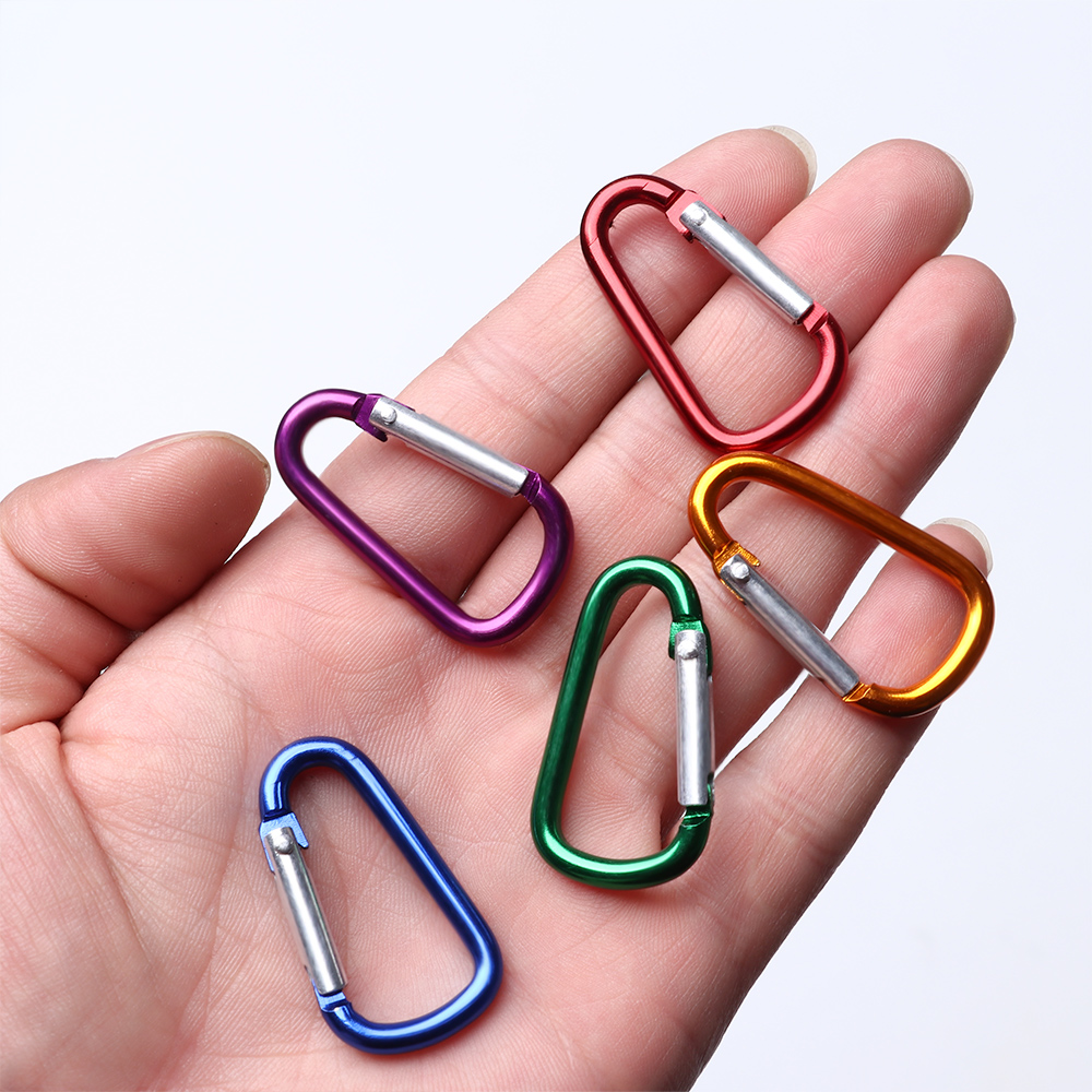 Keychain Multi Tool - Alloy Carabiner Camping Hiking Hook Safety