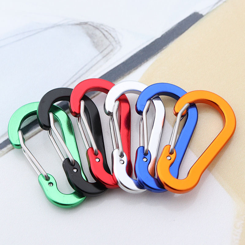 Keychain Multi Tool - 6pcs Carabiner Keychain Key Chain Fishing