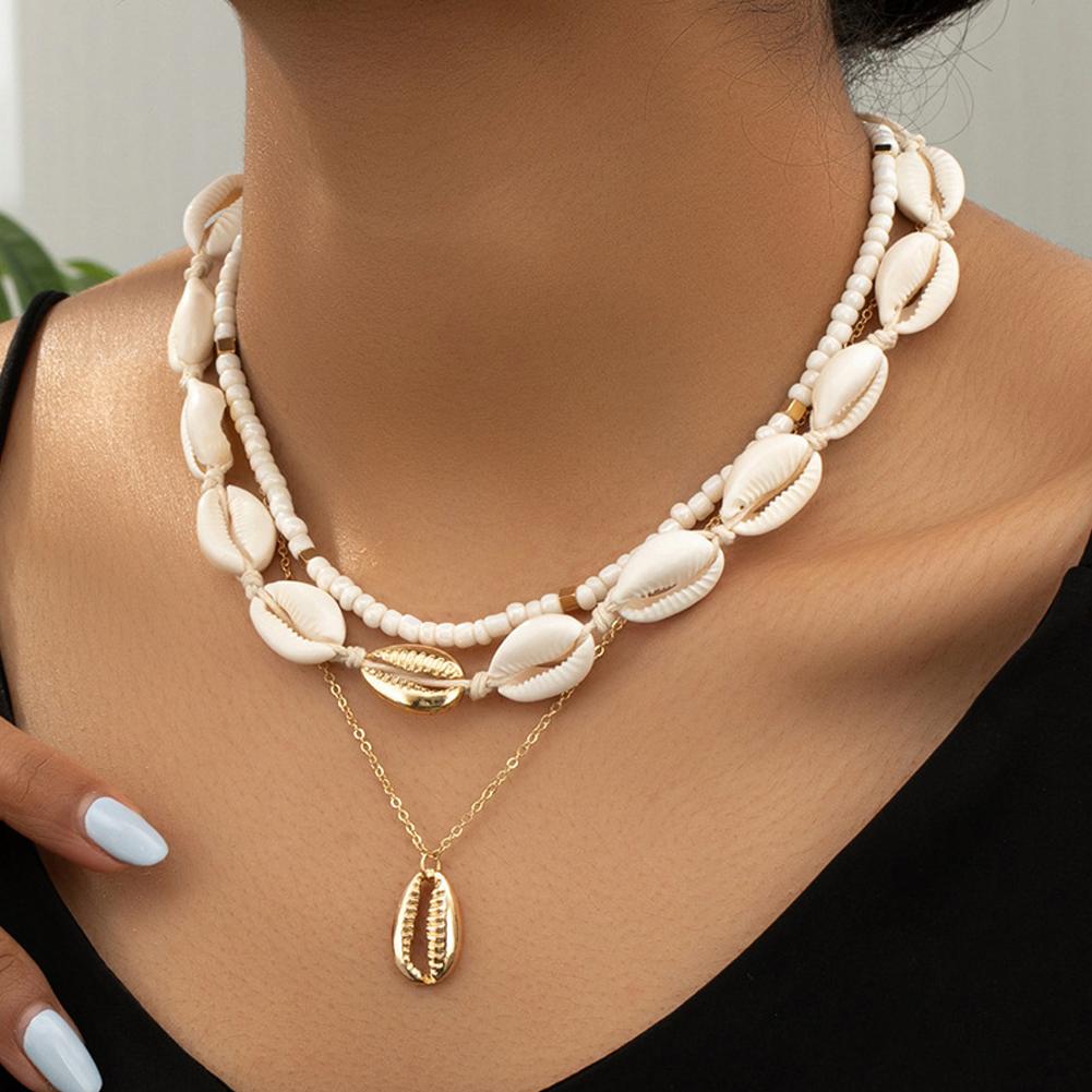 Boho Acrylic Shell Choker With - Men'S Vacation Accessories recension och pris