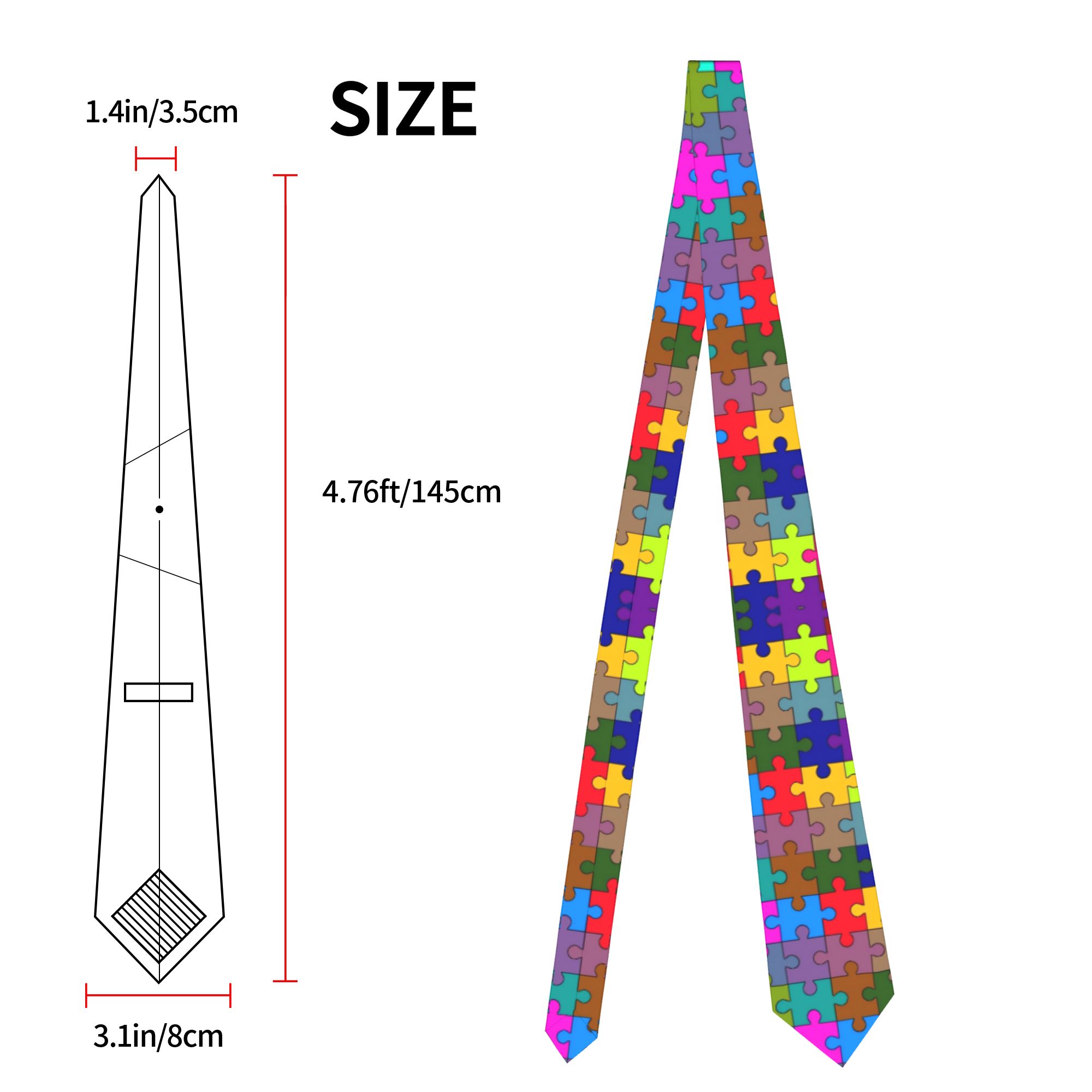 Dark Gradient Puzzle Tie  Wedd - Men Accessories Wedding recension och pris
