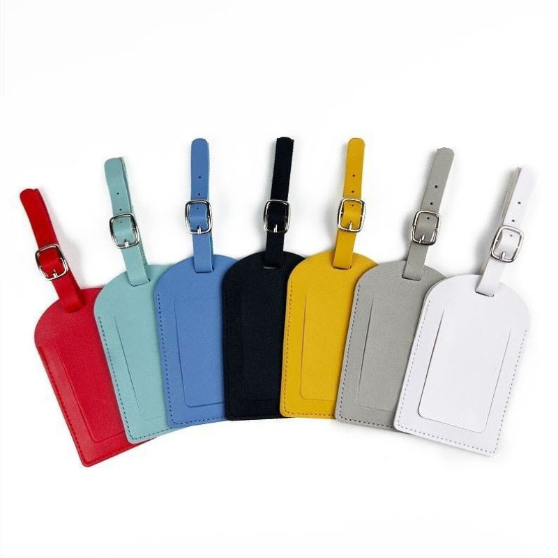 Women Men Luggage Tags PU Leat - Men'S Accessories Holder recension och pris