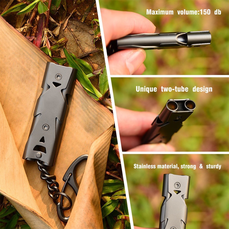 Outdoor EDC Survival Whistle H - Keychain Multi Tool recension och pris