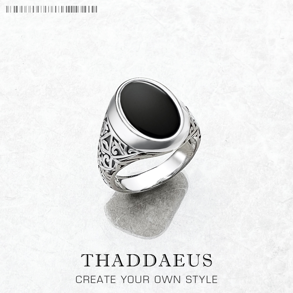 Black Oval Signet Ring Europe  - Signet Ring Men recension och pris