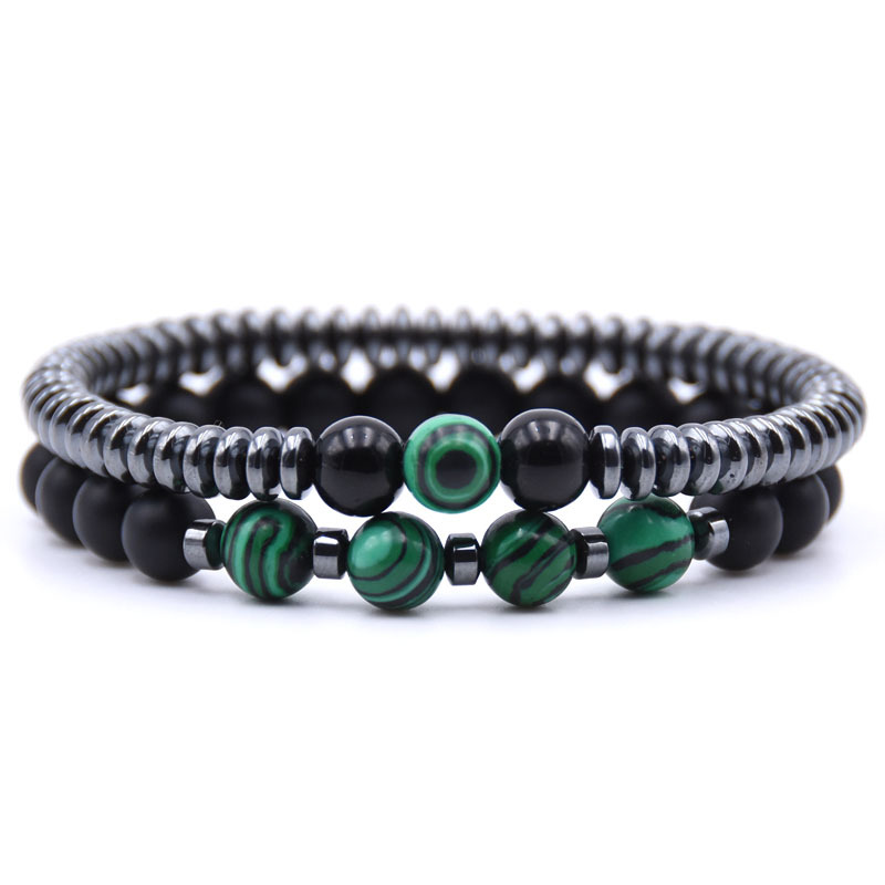 Stylish 2Pcs Men Bracelet Set  - Men'S Yoga Accessories recension och pris