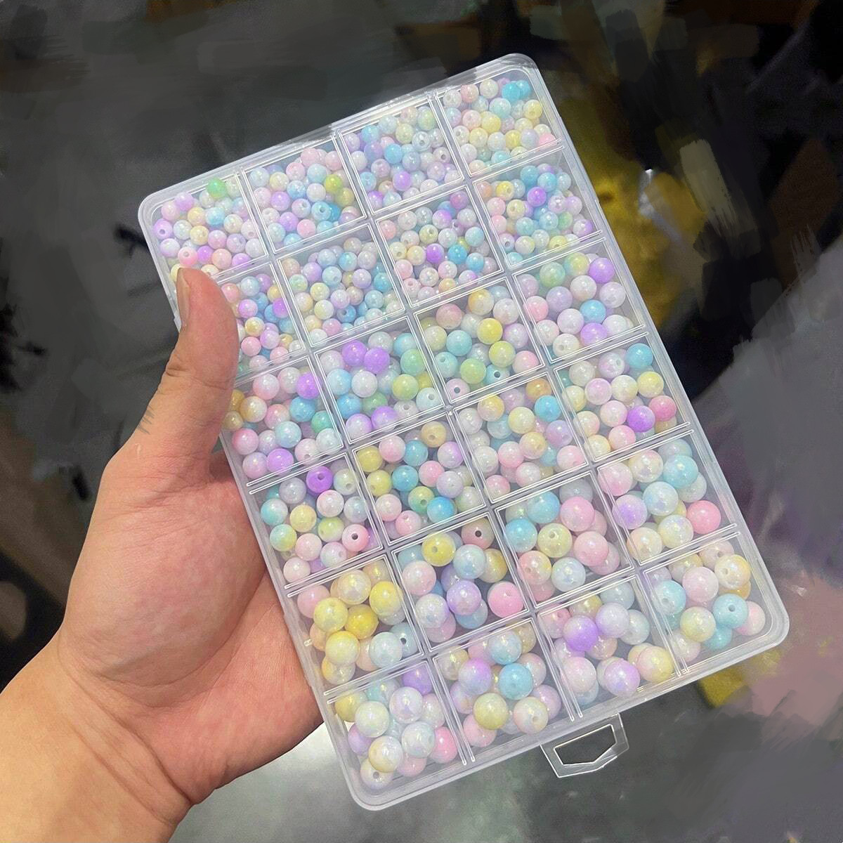 800pcs/24 grid set box 6mm/8mm - Men Accessories Wedding recension och pris
