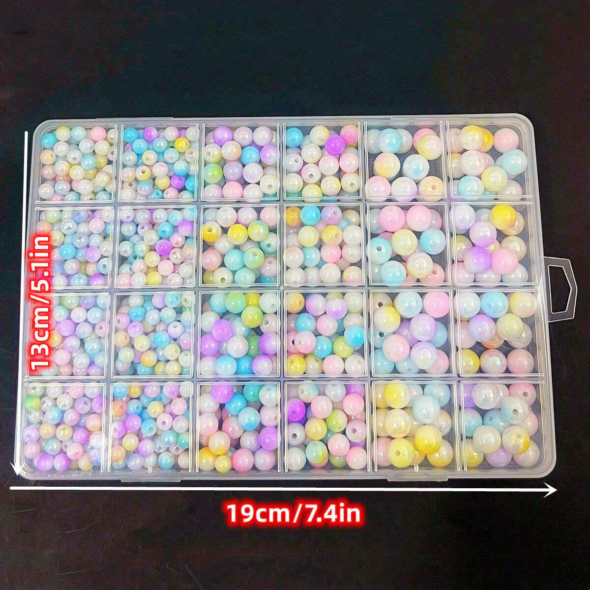 800pcs/24 grid set box 6mm/8mm - Men Accessories Wedding recension och pris