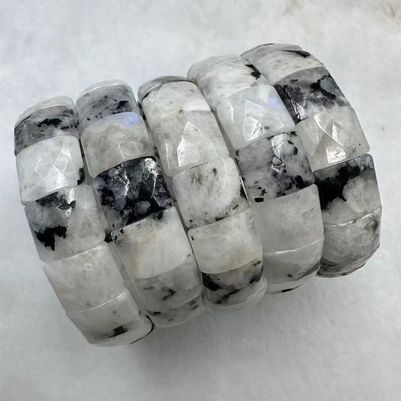 NEW Natural Indian Moonstone 1 - Men Accessories India recension och pris
