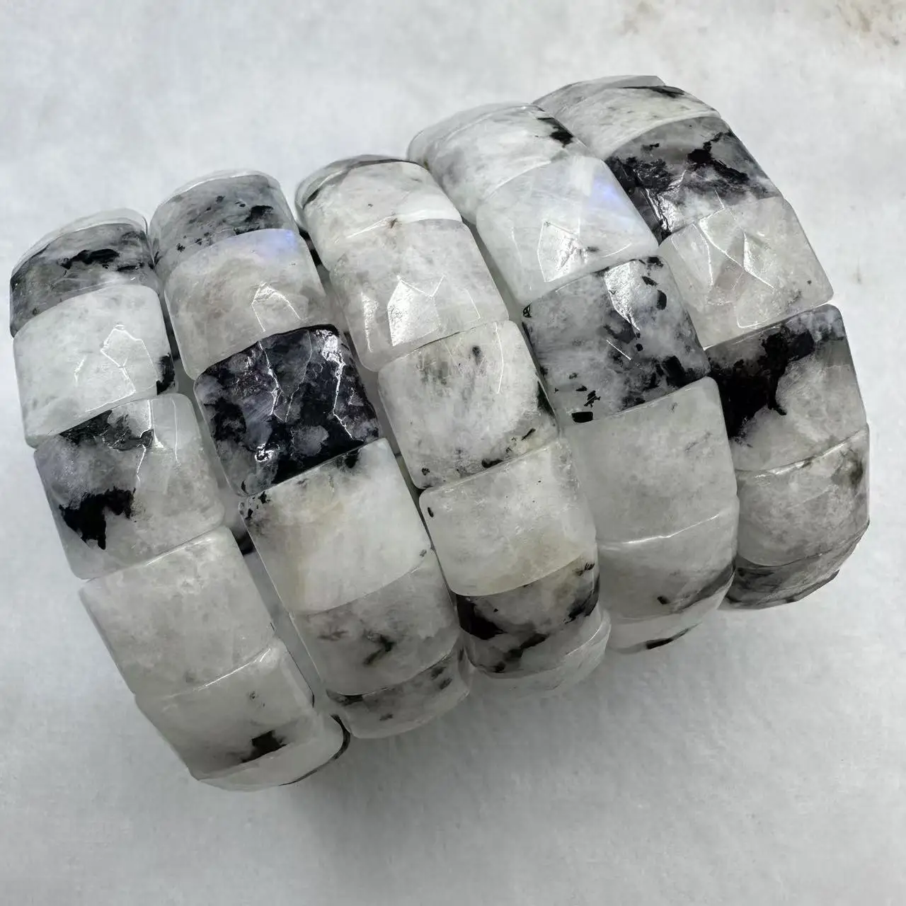 NEW Natural Indian Moonstone 1 - Men Accessories India recension och pris
