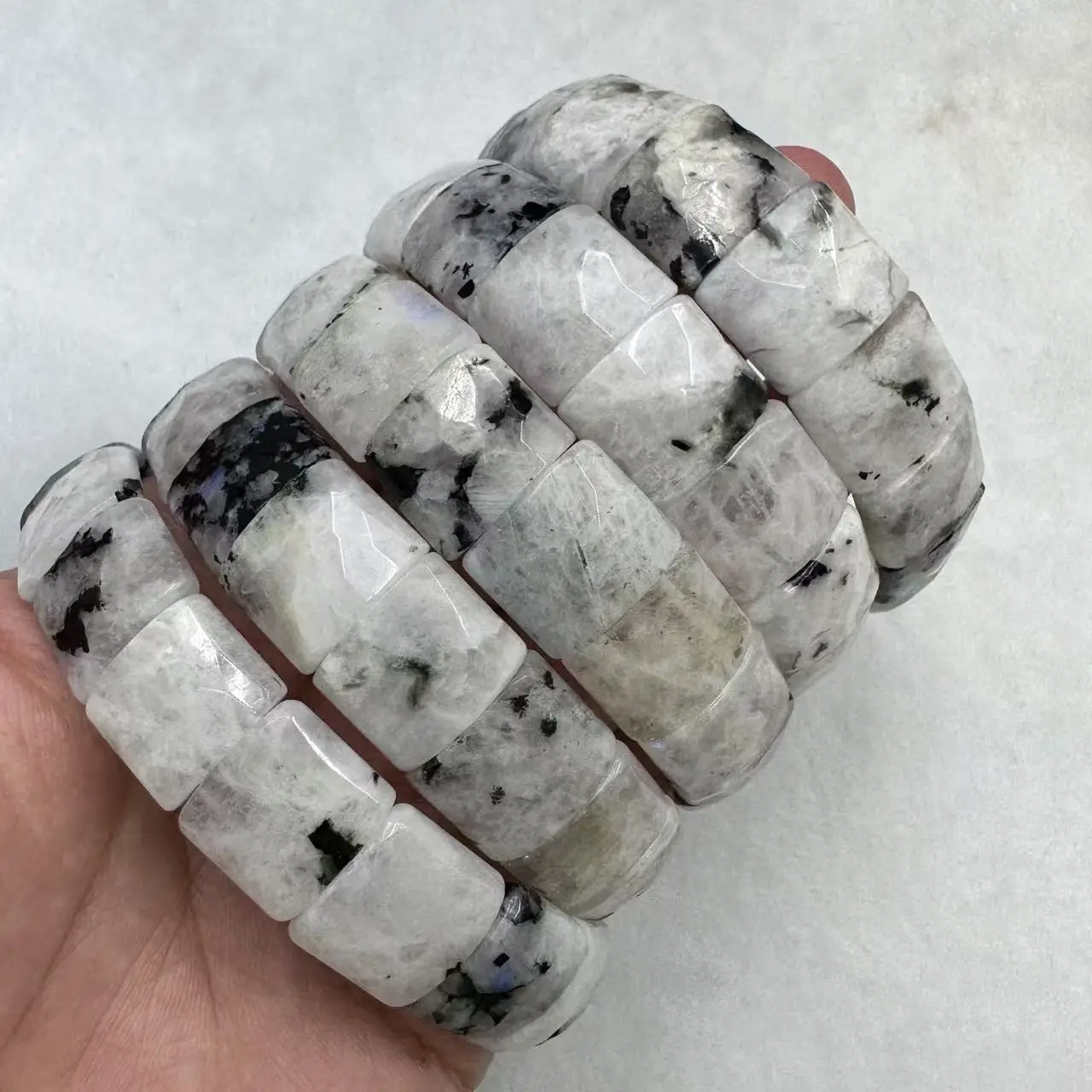 NEW Natural Indian Moonstone 1 - Men Accessories India recension och pris