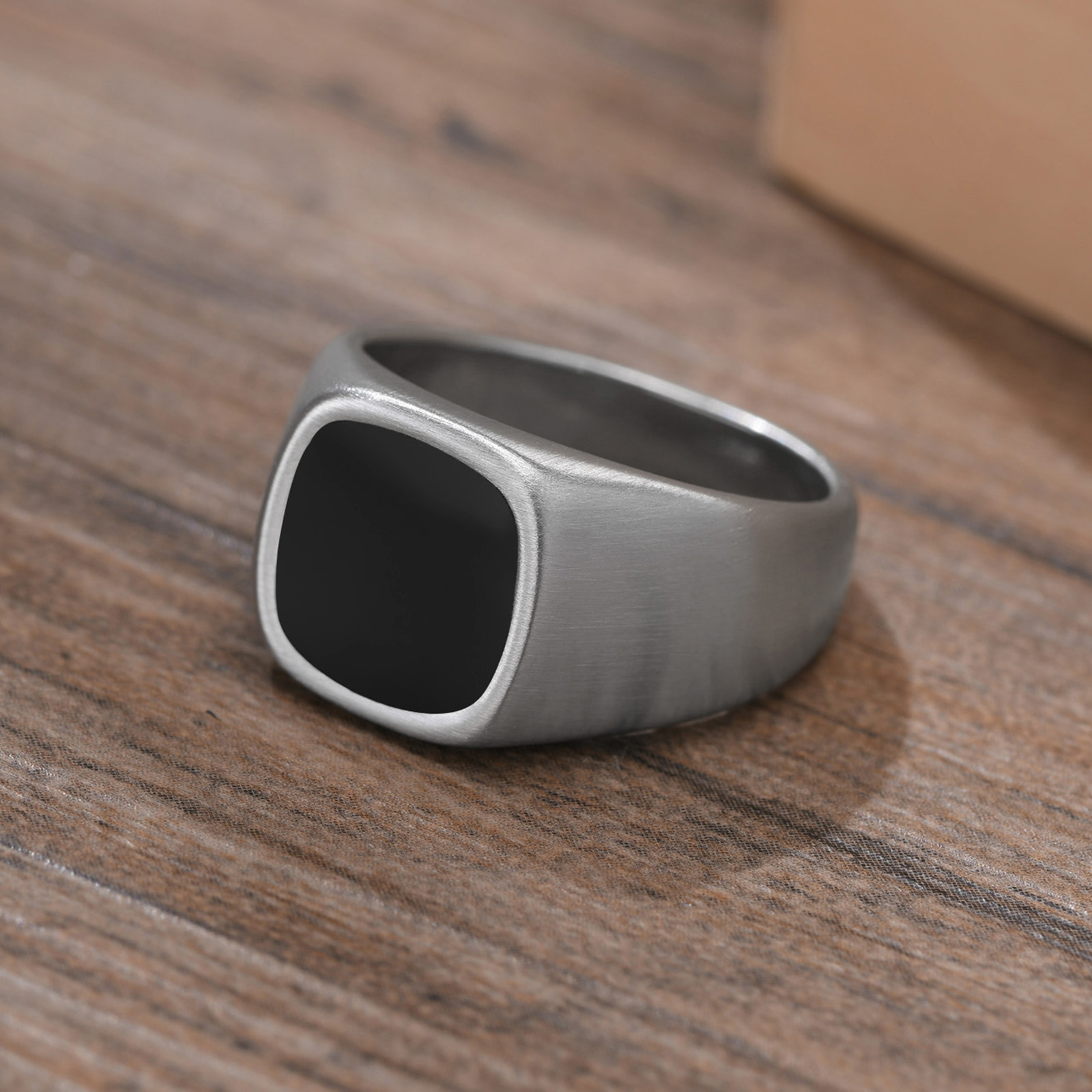 Men Stainless Steel Signet Rin - Signet Ring Men recension och pris