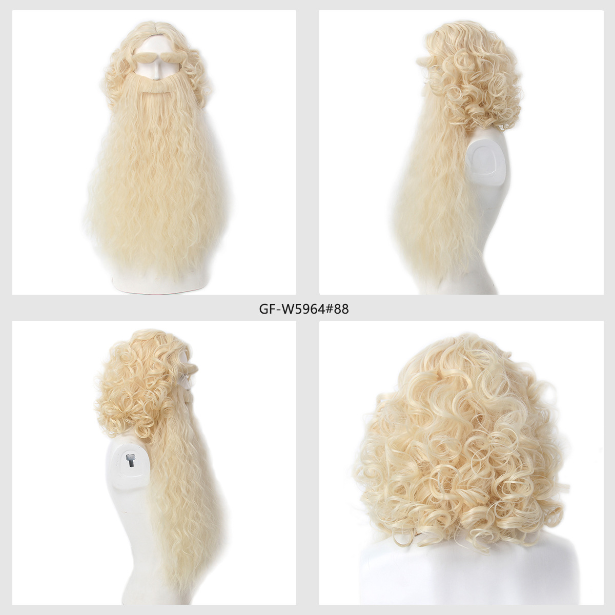 Christmas Santa Claus Hair Wig - Mens Accessories Style recension och pris