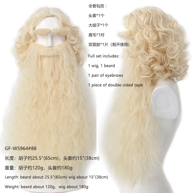Christmas Santa Claus Hair Wig - Mens Accessories Style recension och pris