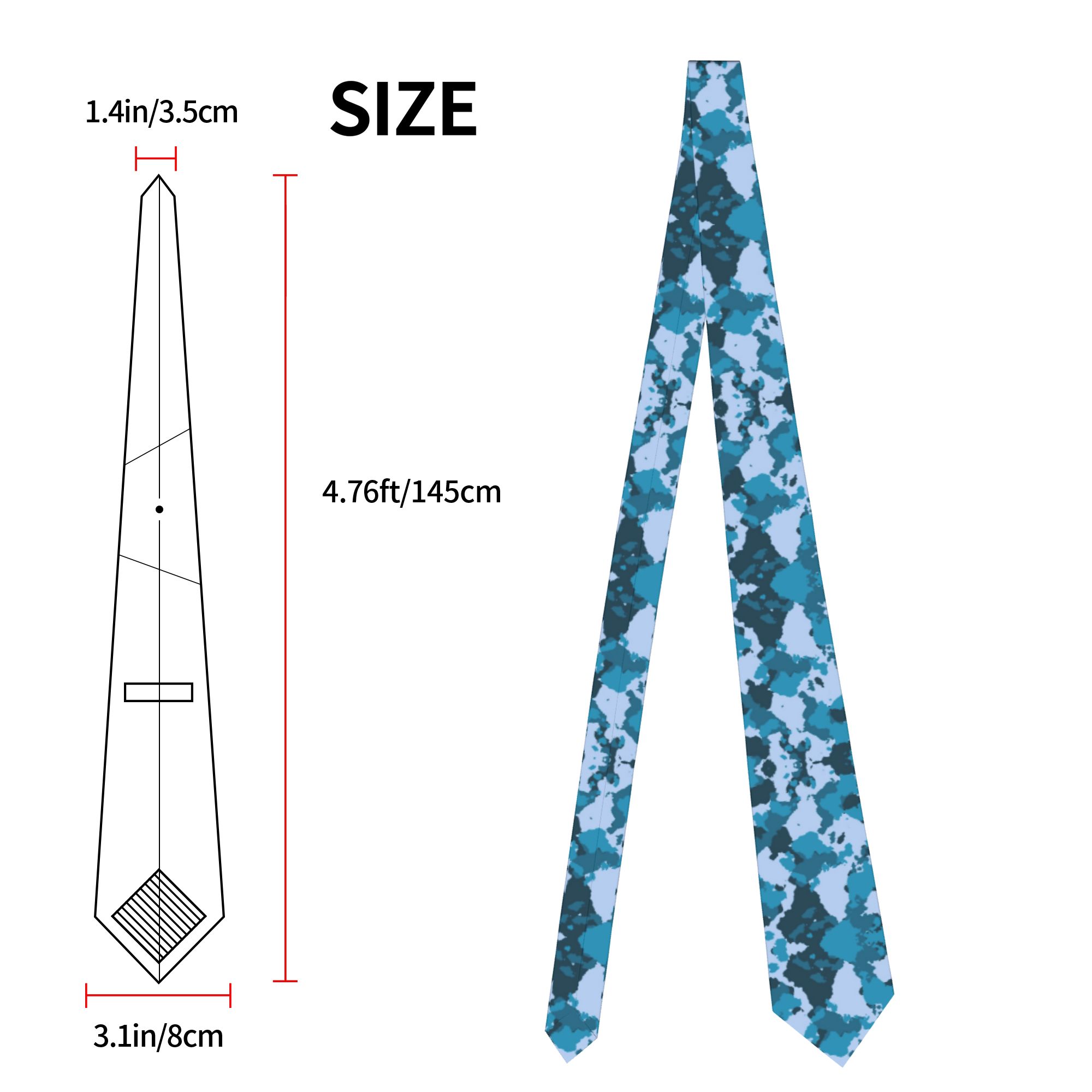 Camouflage Men Neckties Slim P - Men Accessories Wedding recension och pris