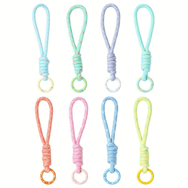 2~5pcs Colorful Braided Keycha - Men Accessories Ring recension och pris