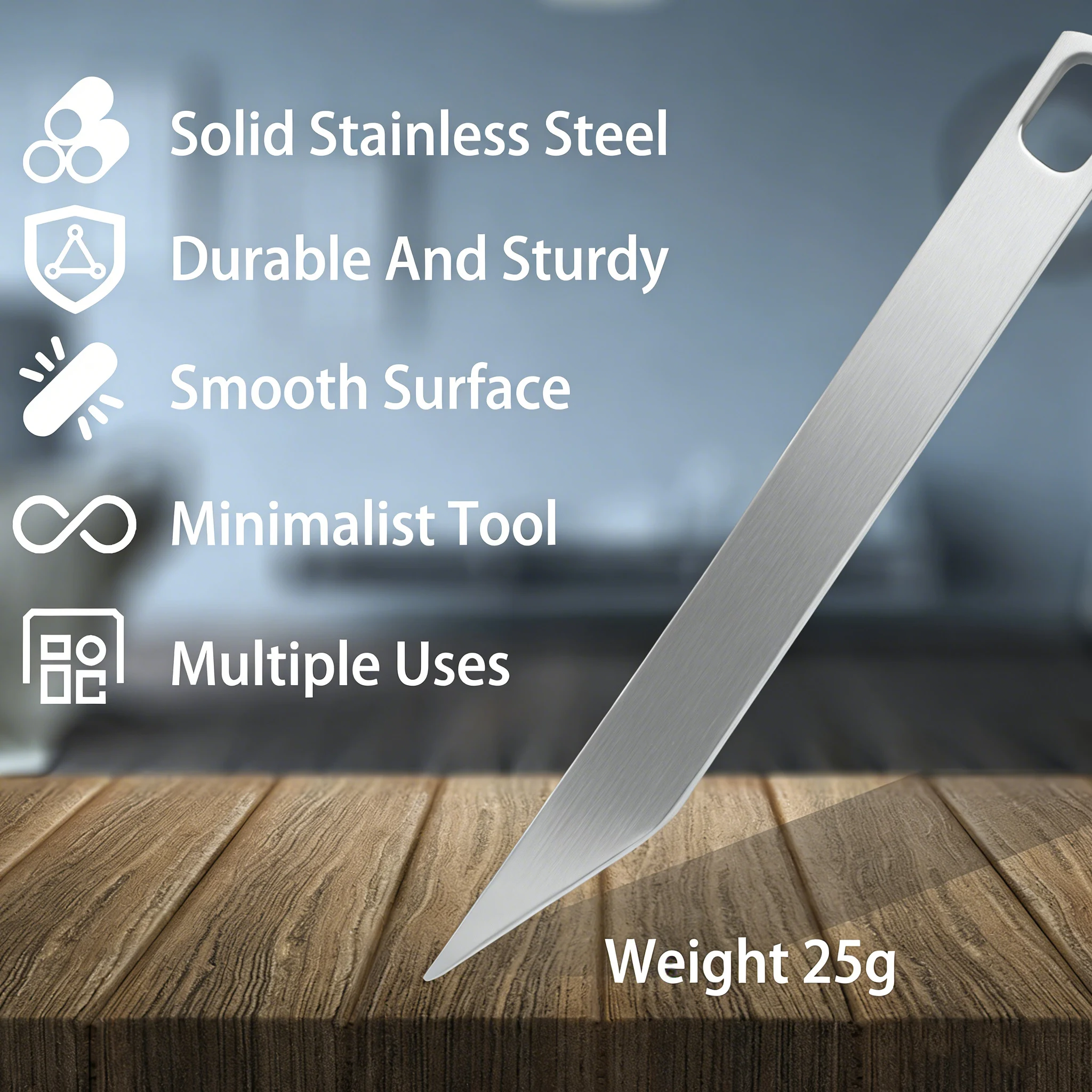 Stainless Steel Heavy-Duty Key - Keychain Multi Tool recension och pris
