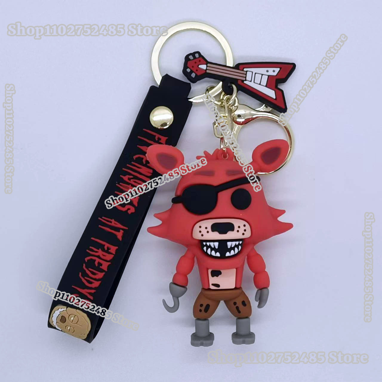 5pcs Cartoon Anime FNAF Figure - Men Accessories Ring recension och pris