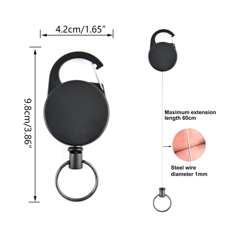 Heavy Duty Retractable Key Cha - Keychain Multi Tool recension och pris