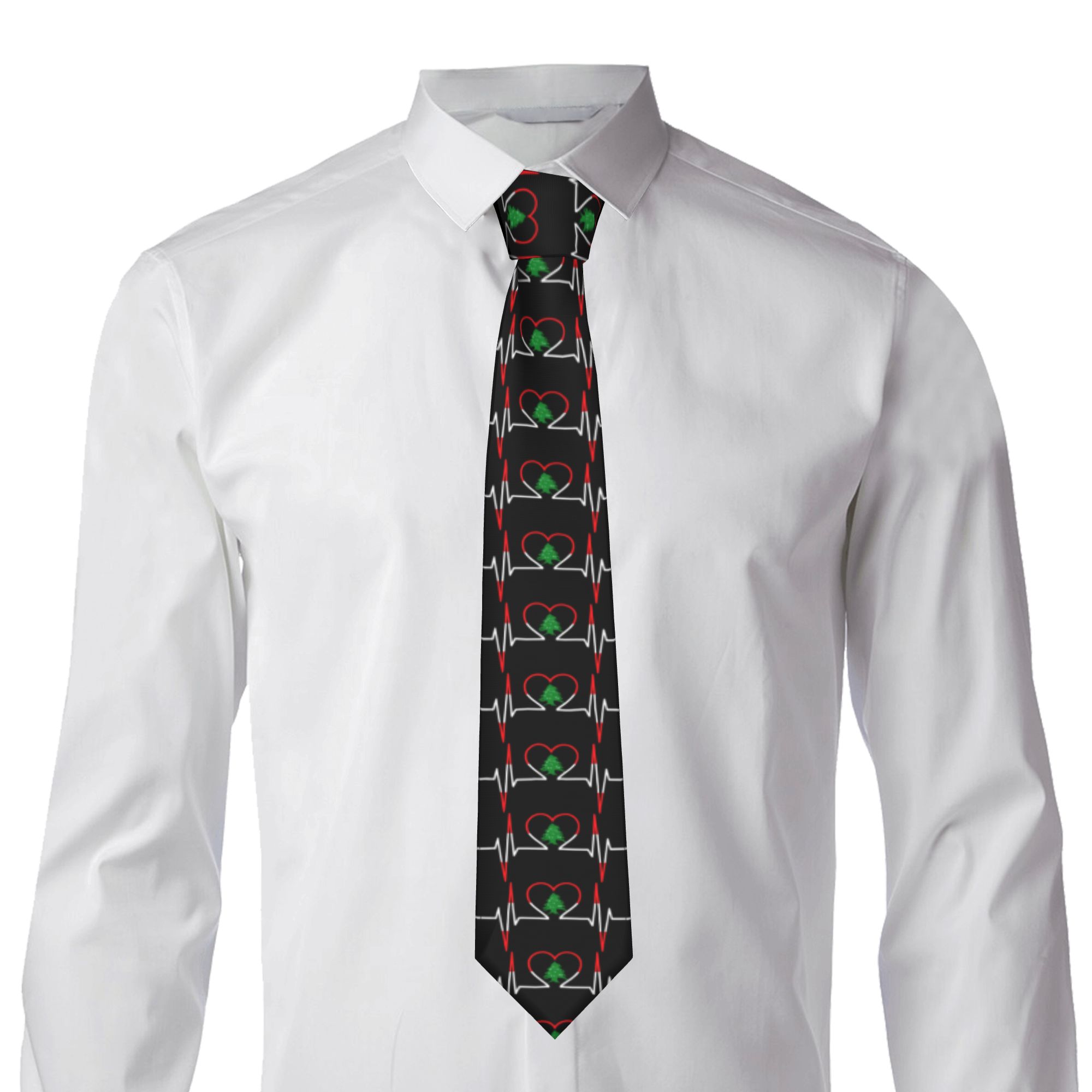 Heartbeat ECG Lebanon Tie Leba - Men Accessories Lebanon recension och pris