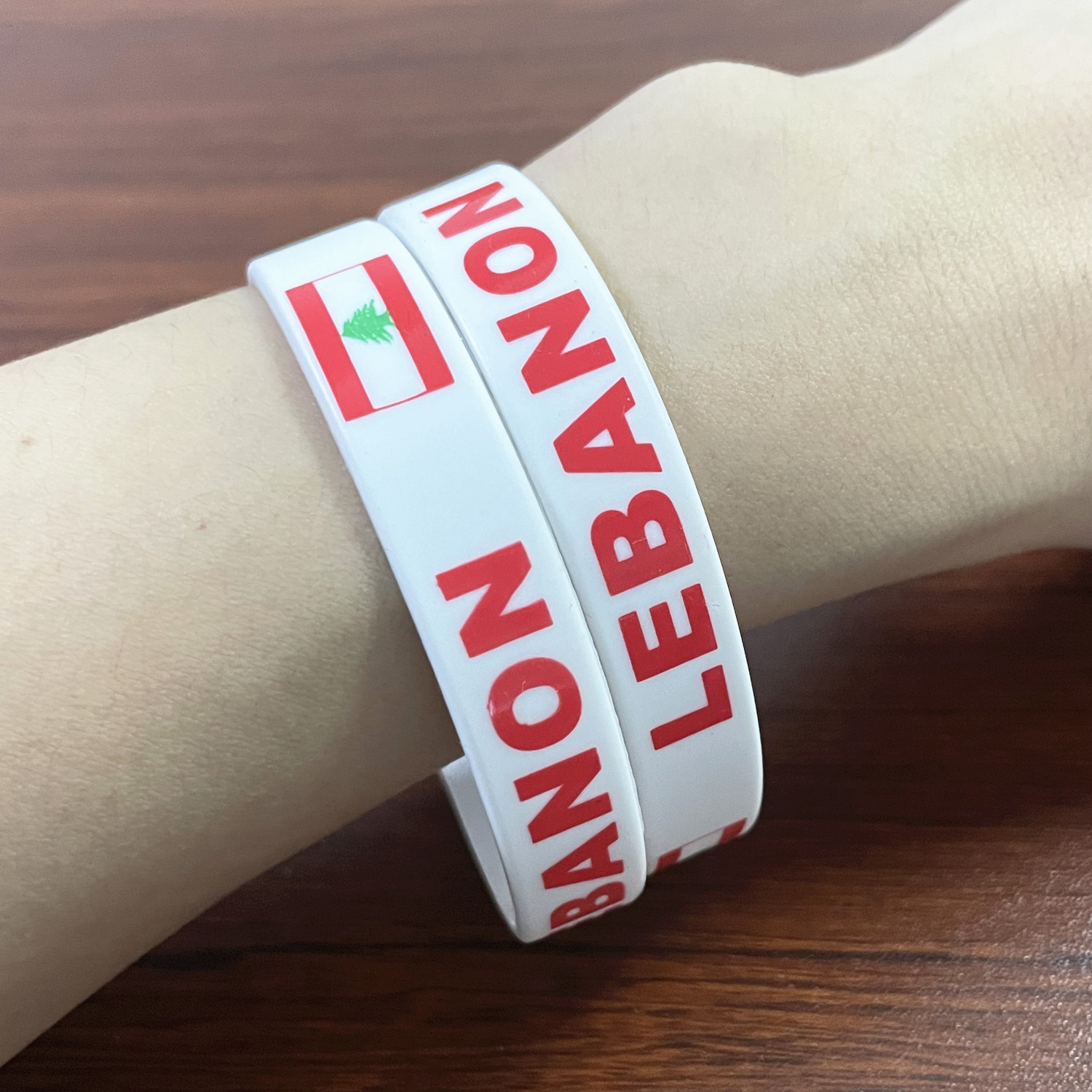2pcs Lebanon Flag Silicone Bra - Men Accessories Lebanon recension och pris