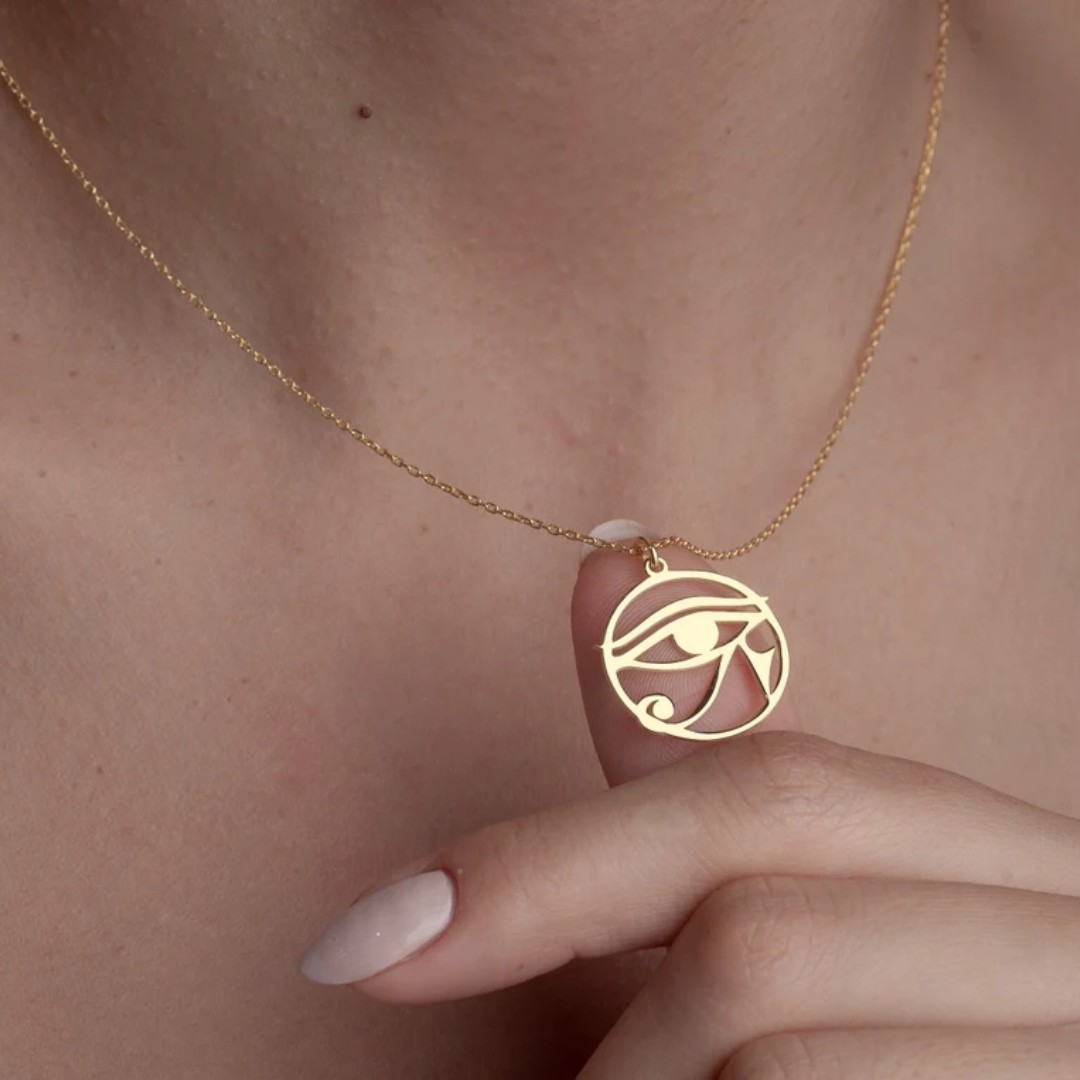 Retro Egypt Eye of Ra Pendant  - Men'S Accessories Jewelry Egypt recension och pris