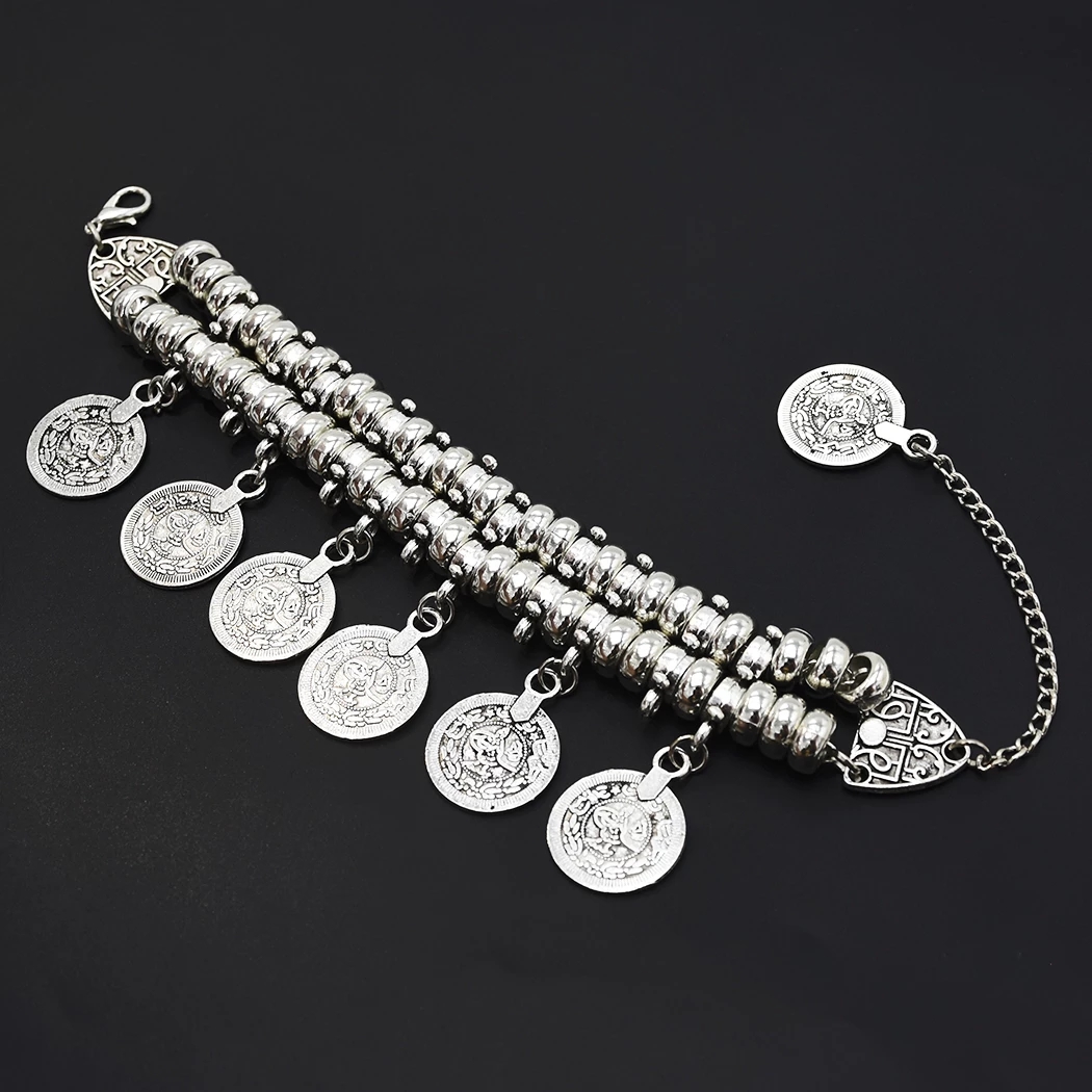 Vintage Coin Tassle Charm Brac - Men Accessories India recension och pris