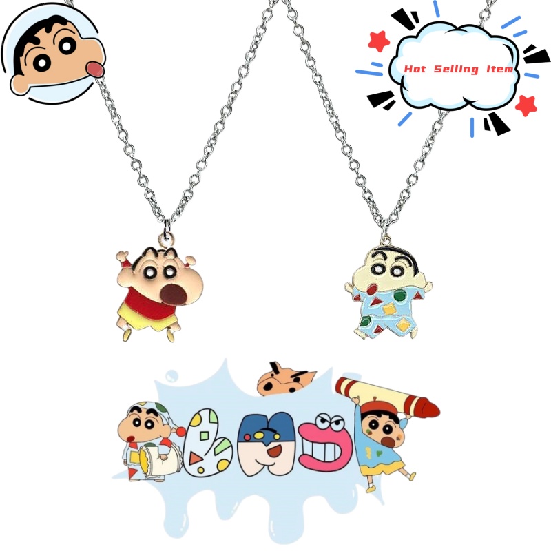 Crayon Shin-chan cartoon neckl - Mens Accessories Style recension och pris