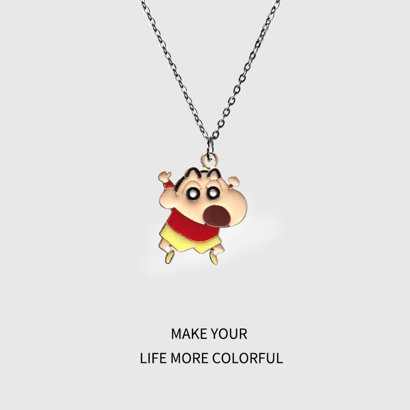 Crayon Shin-chan cartoon neckl - Mens Accessories Style recension och pris