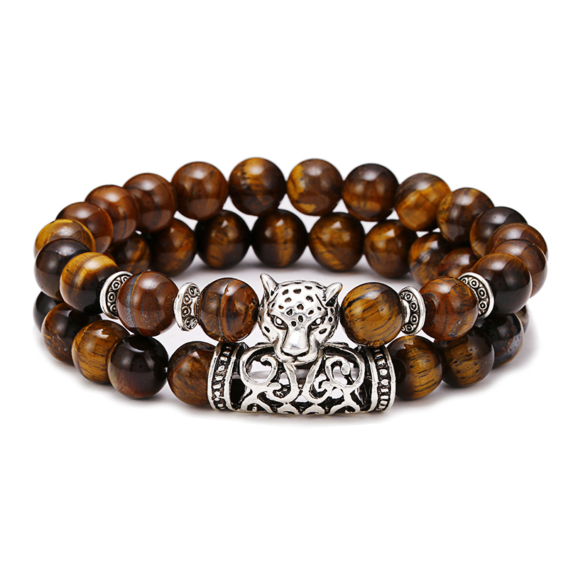 Premium 2Pcs/Set Leopard Beade - Men'S Vacation Accessories recension och pris