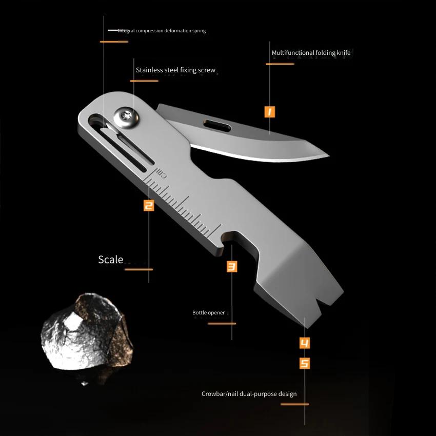 Titanium Alloy Multi-Function  - Keychain Multi Tool recension och pris