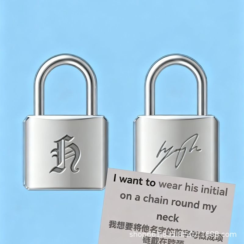 Ashionable Creative Metal Lock - Mens Accessories Style recension och pris