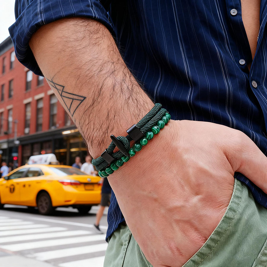 Unique Anchor 2Pcs Man Bracele - Men'S Vacation Accessories recension och pris