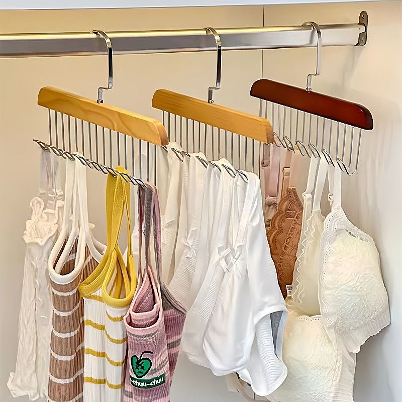 Wooden Belt Rack Women Storage - Men'S Accessories Organizer For Wardrobe recension och pris