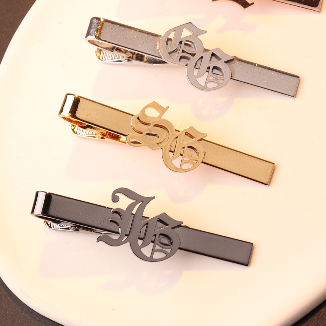 Custom Name Initials Tie Clip  - Men Accessories Wedding recension och pris