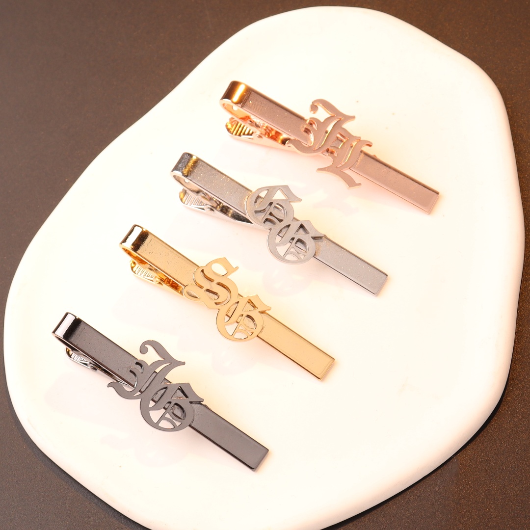 Custom Name Initials Tie Clip  - Men Accessories Wedding recension och pris