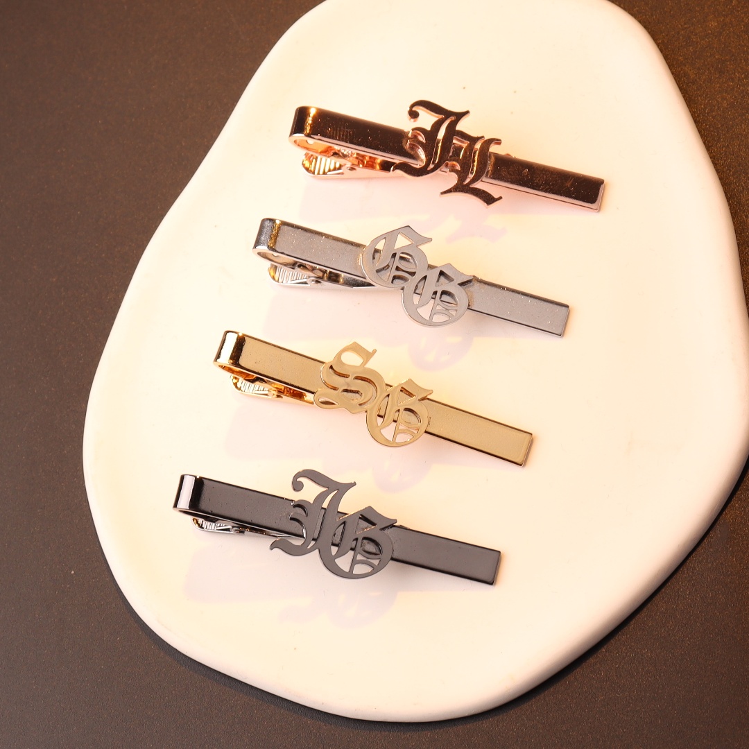 Custom Name Initials Tie Clip  - Men Accessories Wedding recension och pris