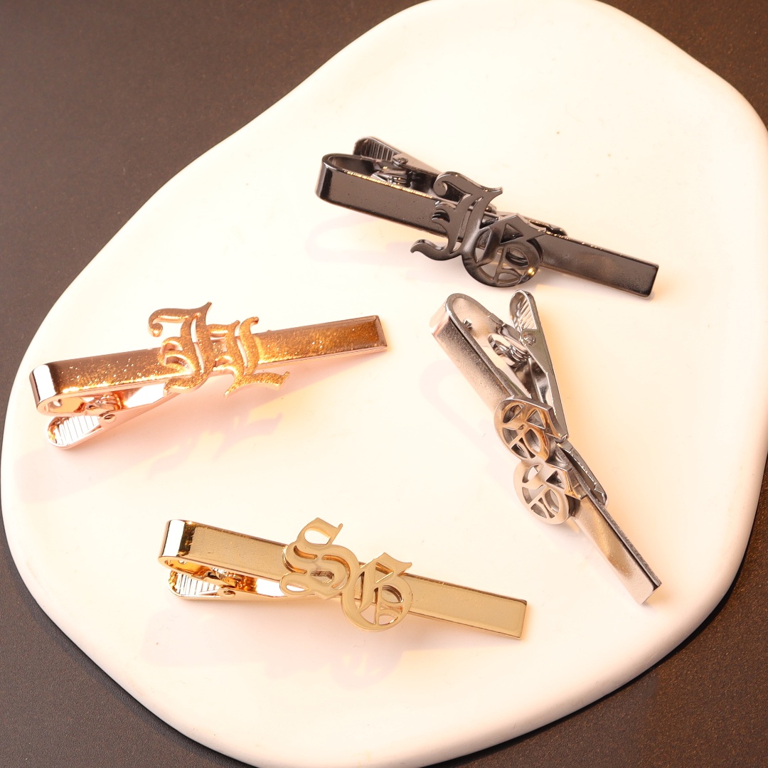 Custom Name Initials Tie Clip  - Men Accessories Wedding recension och pris