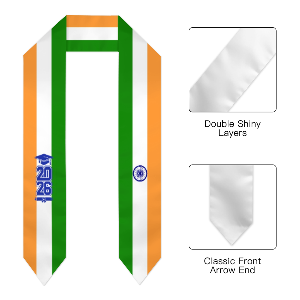 Class of 2026 India Flag Scarf - Men Accessories India recension och pris