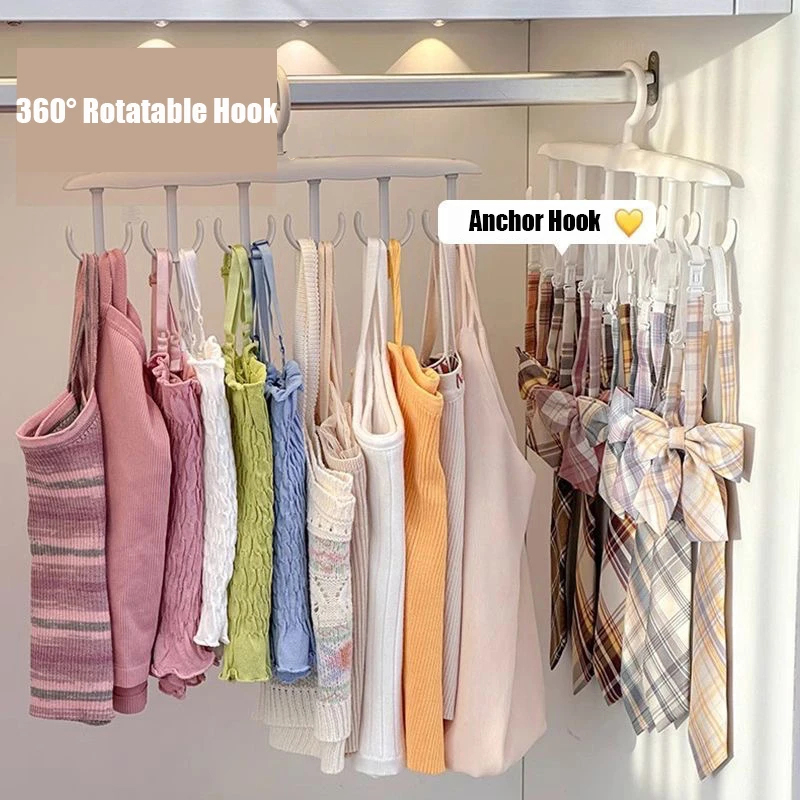 6 Hooks Women Storage Bra Hang - Men'S Accessories Organizer For Wardrobe recension och pris