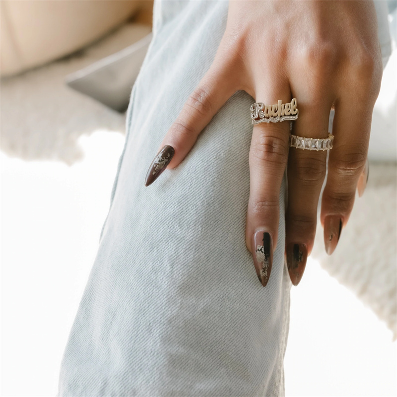 18K Gold Ring With Heart Perso - Men Accessories Wedding recension och pris