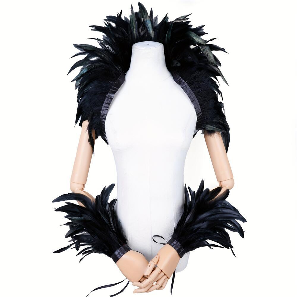 Elegant Red Feathers Women's S - Mens Accessories Style recension och pris