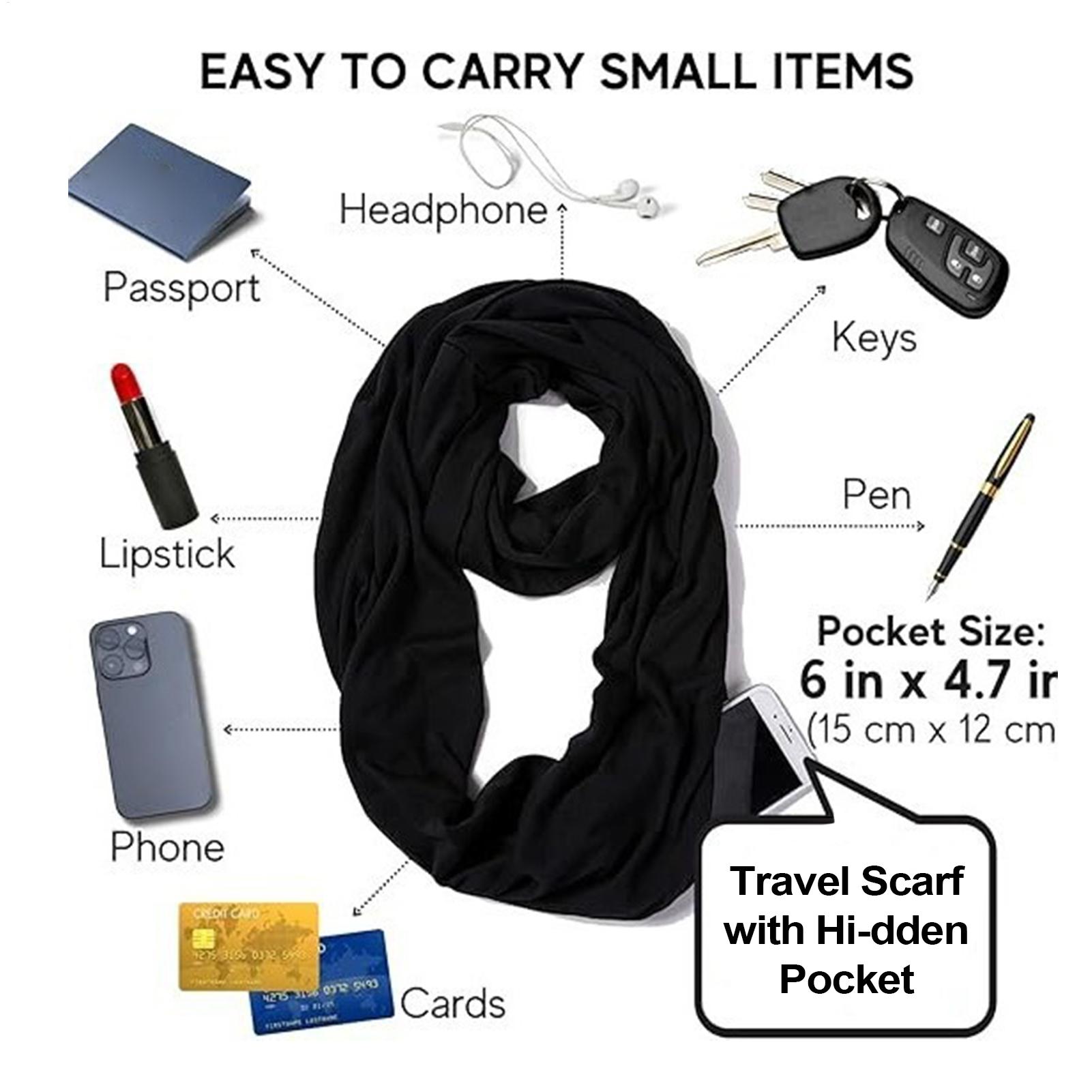 Travel Shawl Neck Scarf With Z - Men'S Vacation Accessories recension och pris