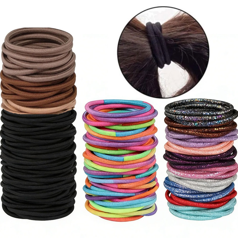 10/30/50Pcs 4mm Black Elastic  - Men'S Accessories Holder recension och pris