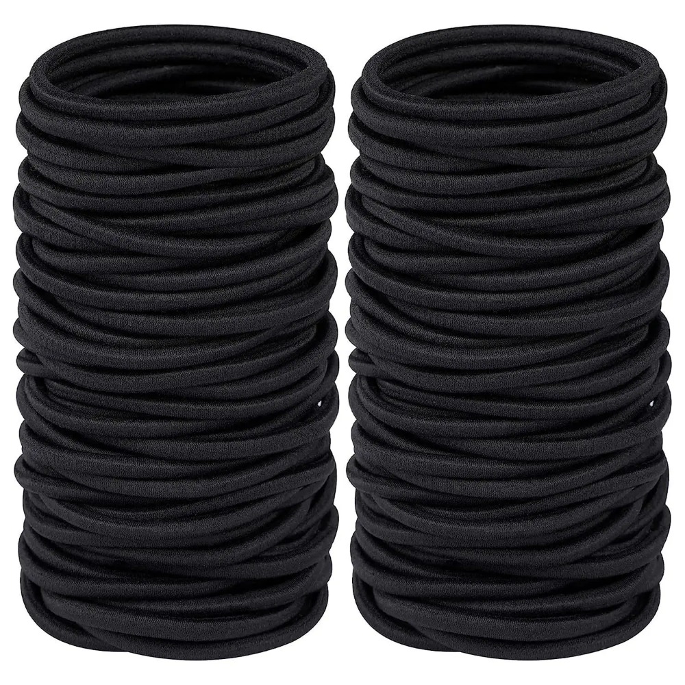 10/30/50Pcs 4mm Black Elastic  - Men'S Accessories Holder recension och pris