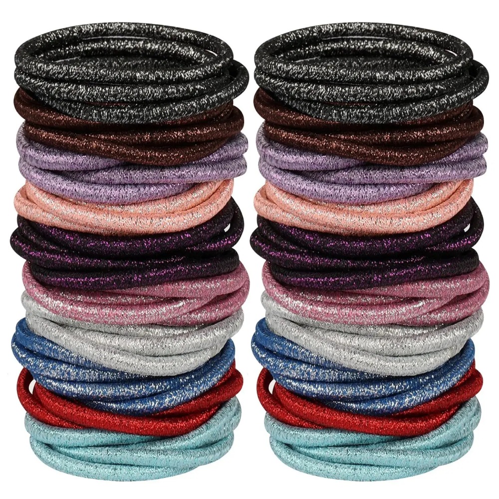 10/30/50Pcs 4mm Black Elastic  - Men'S Accessories Holder recension och pris