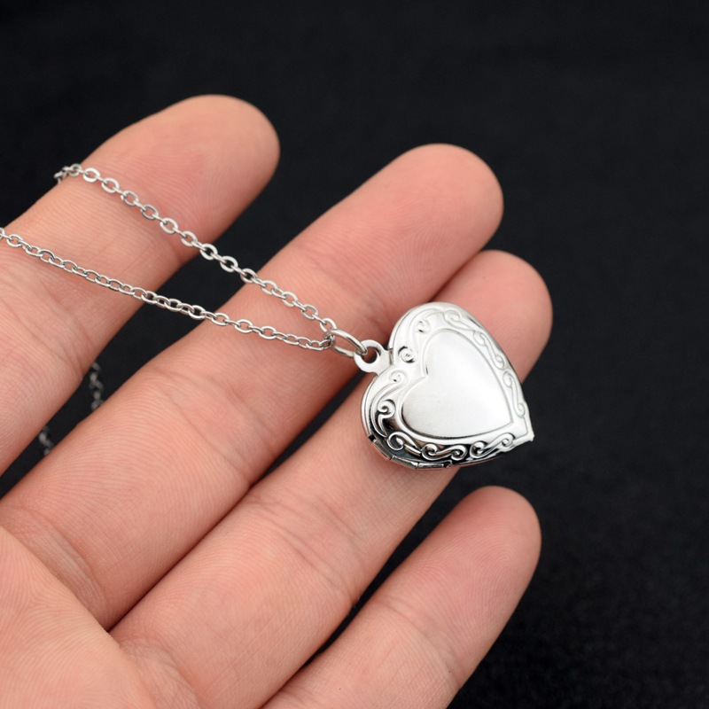 Love Heart Locket Pendant Neck - Men Accessories Locket recension och pris