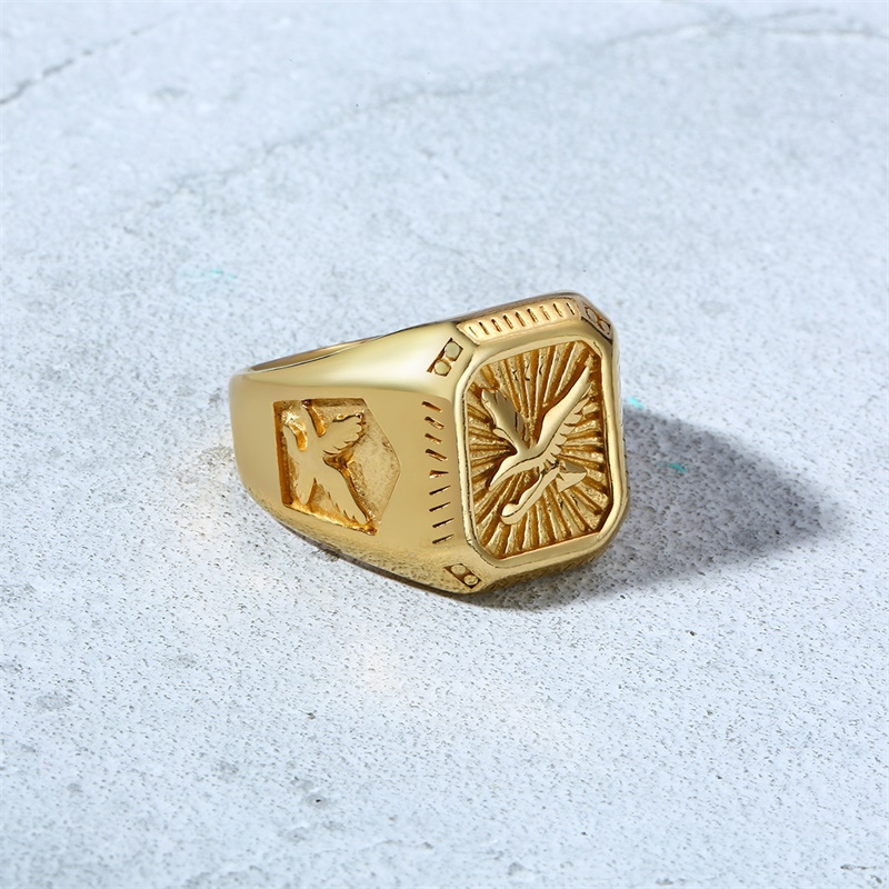 Bald Eagle Signet Ring For Men - Signet Ring Men recension och pris