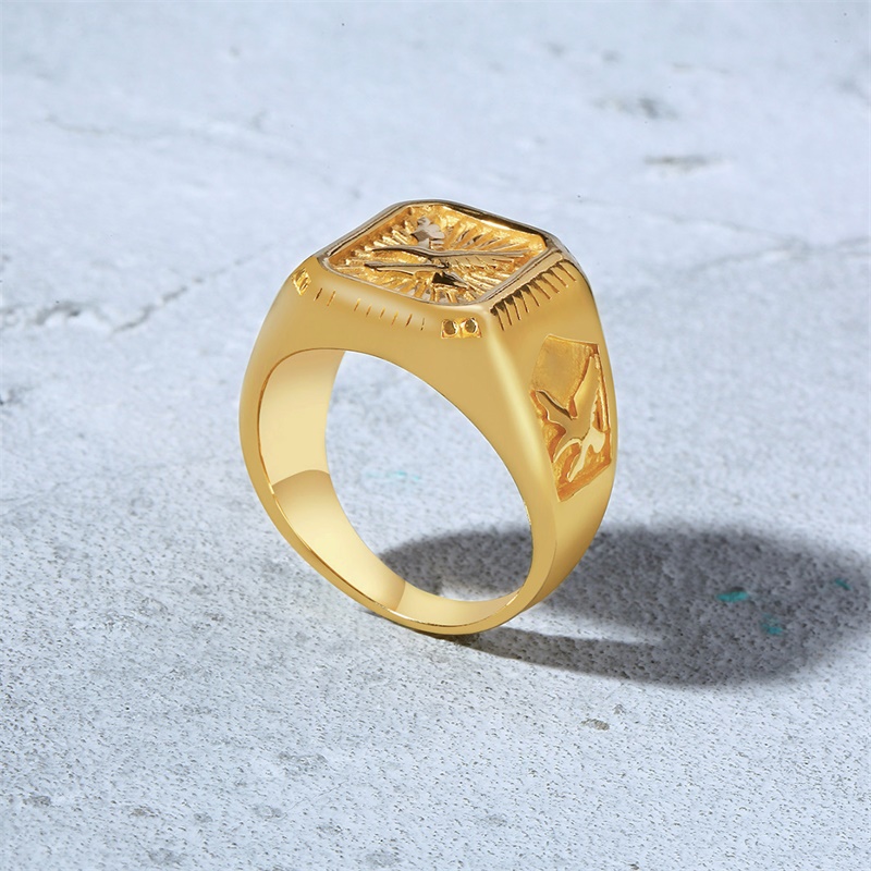 Bald Eagle Signet Ring For Men - Signet Ring Men recension och pris