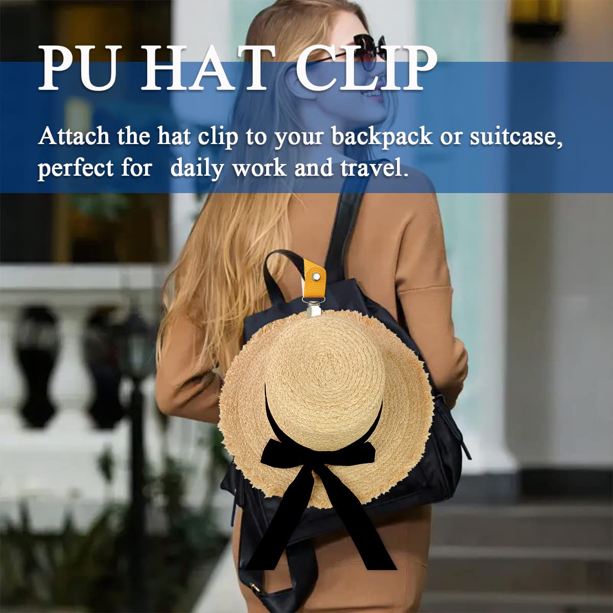 PU Leather Hat Clip for Travel - Men'S Accessories Holder recension och pris