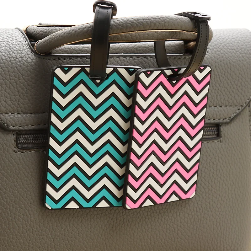 Geometric Luggage Tags for Wom - Men'S Accessories Holder recension och pris