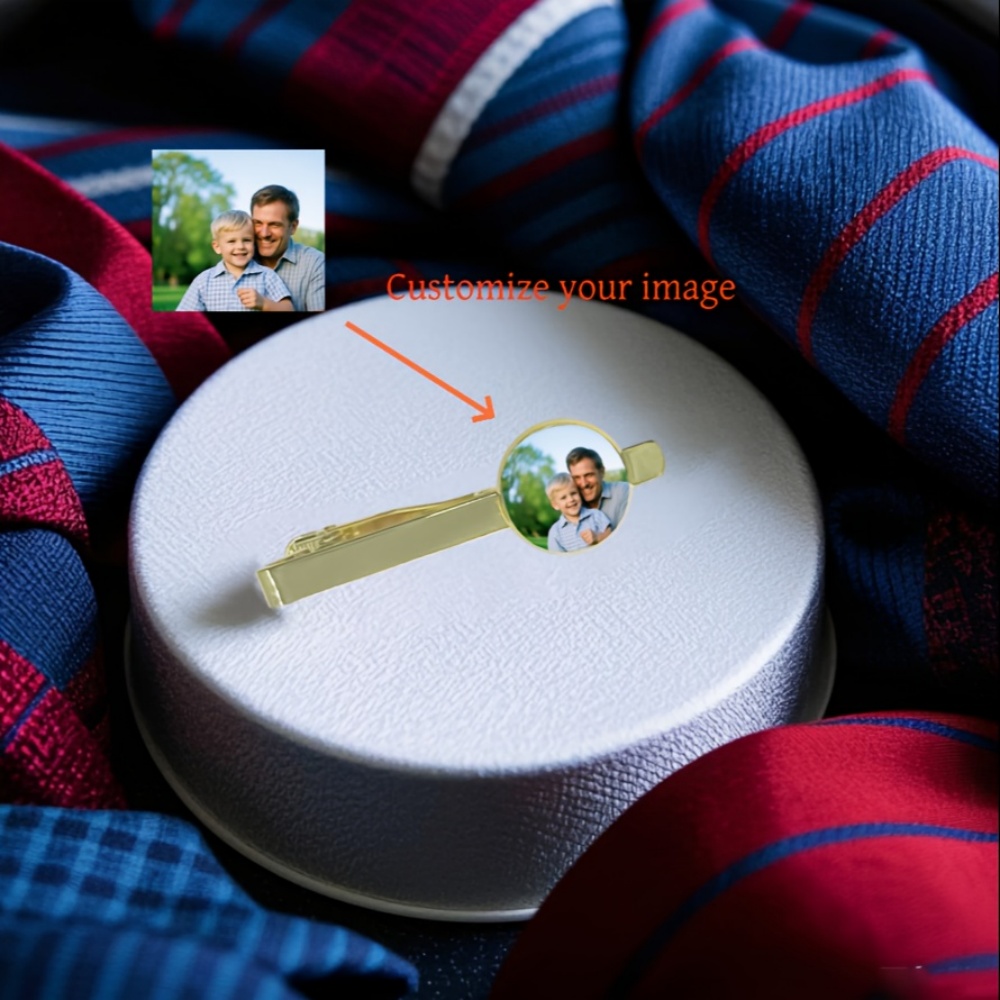 Custom Photo Engraved Text Tie - Men Accessories Wedding recension och pris